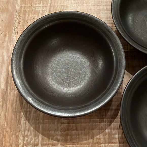 Pfaltzgraff Midnight Sun Black Soup/Cereal Bowls, Set of 4 - Picture 2 of 6